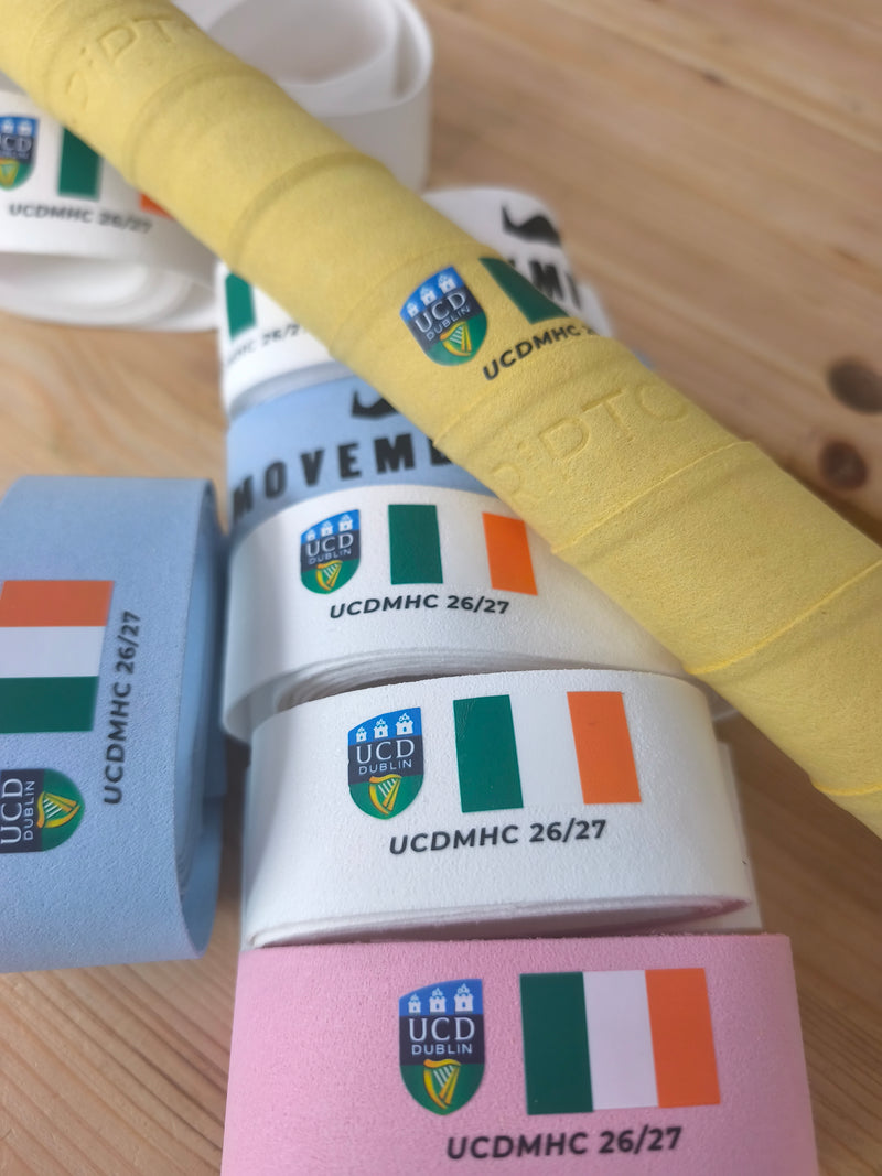 UCD Dublin hockey club custom grips